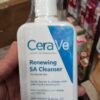 CeraVe Renewing SA Cleanser with Salicylic Acid – Exfoliating Face & Body Wash for Rough, Bumpy Skin (237ml) - Image 4