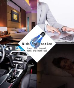 USB Air Humidifier | Bulb Humidifier Lamp Shape | Decorative Lights Diffuser