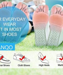 Silicone Gel Half Toe Heel Sleeve | Forefoot Insole Shoes Pain Relief Pads for Men and Women