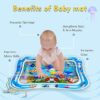 Sale Inflatable Leakproof Water Mat For Kids / Inflatable Tummy Time Mat - Random Color - Image 2