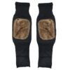 1 pair Knee Warmer Woolen Knee Cap for Men and Women (random design) - Image 2