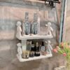 Multifunctional Self Adhesive Creative Character Shelves Bathroom Wall Mounted Shelf | Storage Rack for Bathroom