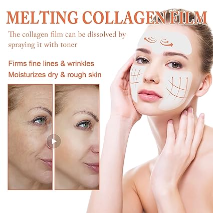 Collagen dissolving Mask for Korean glass skin | collagen filler collagen instant facial mask (Without Box) - Image 3