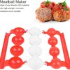 Meatball Maker Plastic Fish Ball Maker Meatball Scoop Meatball Spoon Homemade Stuffed Meatball Fish Ball Maker Mold Fish - Image 2
