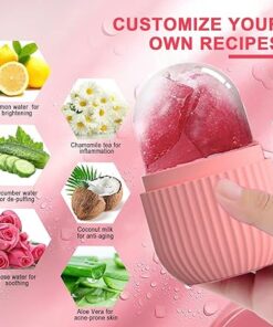 Ice Face Roller Comfortable to Grip Skin Care Beauty Ice Face Roller Mold- (Random Color)