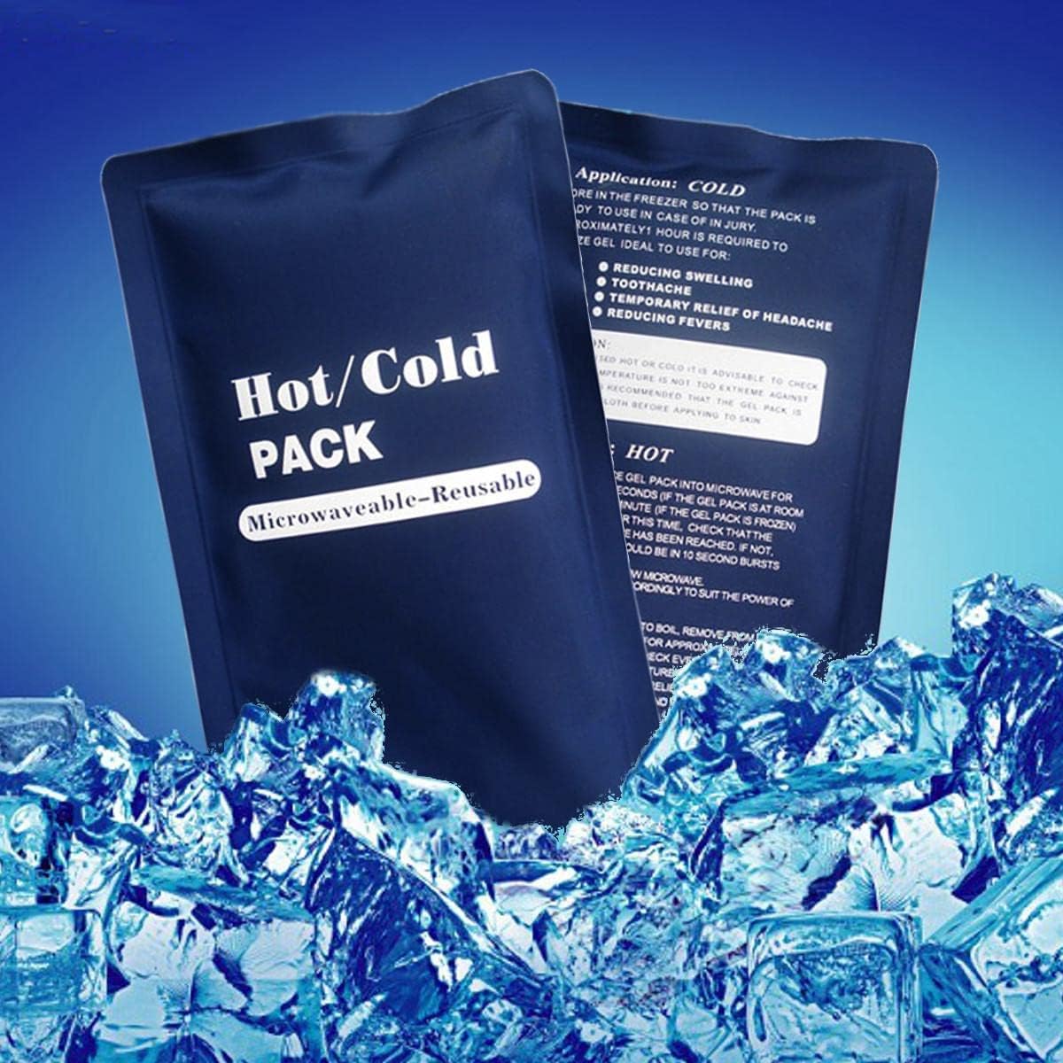 Multi-Purpose Hot and Cold Pack Flexible Gel Pack Physiotherapy (extra Gel standard size ) - Image 3