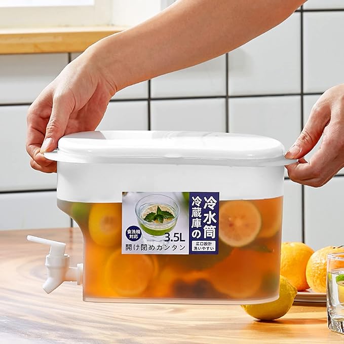 1.5 Litre Cold Kettle with Tap Fridge and Chilled Drink Jug Dispenser - Image 3