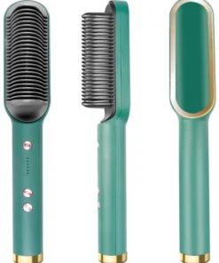 909 Hair Straightener Brush | 6 Heating Modes Electric Hair Straightener Comb (Random Color)