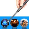 360° Outdoor Kitchen USB Rechargeable Arc Lighter – Flexible Neck, Safety Lock, Windproof & Eco-Friendly Design- Random color - Image 4