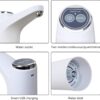 Mclassic MD-03 Touch Intelligent Electric Water Pump – Rechargeable Automatic Dispenser For Bottled Water With One-Touch Operation (Random Color) - Image 3