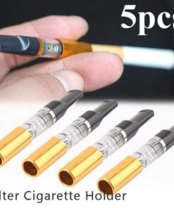 5PCS Reduce Tar Cigarette Holder | Reusable Tar Filter Smoking Accessory For Cleaner And Smoother Smoking Experience