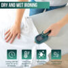 Mini 180° Rotatable Handheld Steam Iron – Foldable Travel Garment Steamer for Quick & Professional Wrinkle Removal - Image 3