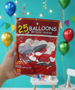 Party Balloons Pack | 25 pcs | Random Colours | Perfect for Birthdays