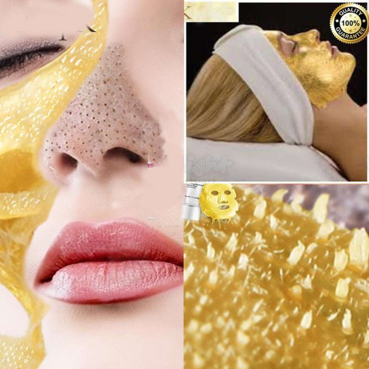 Dr Rashel Original Gold Peel Off Facial Mask – Glow Like Pure Gold – Deep Cleansing & Radiant Glow - 100 ML - Image 3