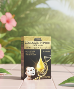 HAOKALI Professional Care Collagen Peptide Face Mask (10-Pack) - Anti-Puffiness