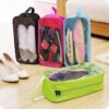 Waterproof Travel Shoe Bag – Portable Ventilated Gym Organizer for Sports Shoes, Yoga, Basketball & Football – Odor-Proof (Random color) - Image 4
