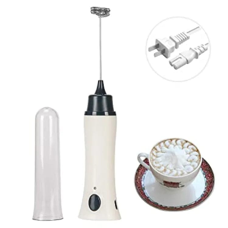Rechargeable Electric Coffee Frother & Milk Beater – Handheld Foam Maker with Stainless Steel Whisk, USB Charging, and Powerful Motor - Image 4