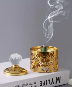 Incense Burner Home Incense Holder Incense Stick Holder Oud Burner Home Decor Incense Cones Container Antique Incense Holder Charcoal