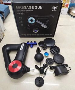 Handheld Massage Gun Deep Tissue Muscle Massager with 12 Massage Heads