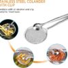 2 IN 1 FRYING TONG | Imported Small Multi-functional 2 in 1 Fry Tool Filter Spoon Strainer With Clip