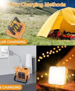 Small Solar-Powered LED Camping & Outdoor Lantern With Super Long Endurance
