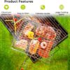 Bbq Stainless Steel Hand Grill (Small Size). - Image 3