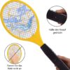 Electric Mosquito Killer Racket 2 In 1 LED Flash Light (Random Color) - Image 3