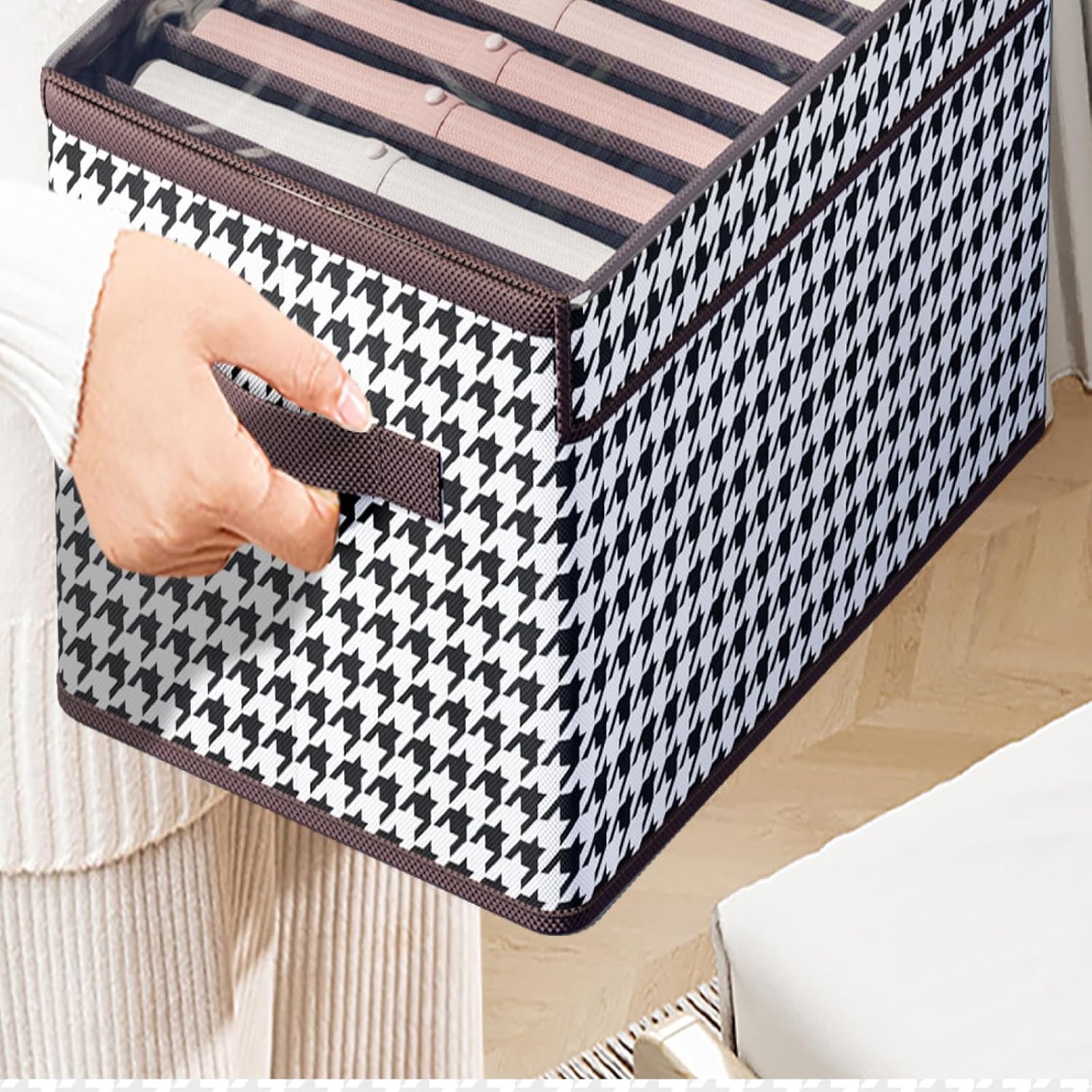 Jeans Storage Box | Wardrobe Clothes Organizer | Underwear