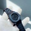 Full Black Aura Quartz Analog Watch – Lightweight Premium Design for Men & Boys (Without Box) - Image 4
