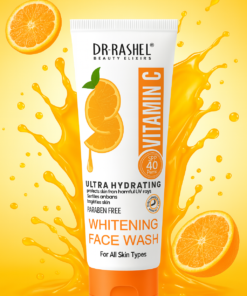 Dr Rashel Vitamin C Ultra Hydrating Whitening Face Wash – Brightening & Moisturizing Cleanser