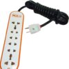 Extension Lead 5?Way | 4M Copper Wire | Power Switch | Multi?Socket Extension Cord | White - Image 2