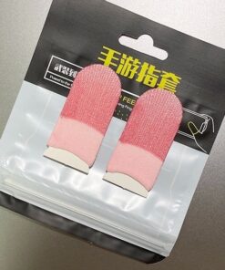 Gaming Finger Sleeves – 2 Pcs Pack Sweat-Proof Breathable Thumb Sleeves for Mobile Gaming