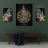 3-Piece Wall Art Frame Set – 2 Small (8x11) & 1 Large (12x16) Decorative Frames with Double Tape for Easy Wall Mounting – Modern Home Decor - Image 2