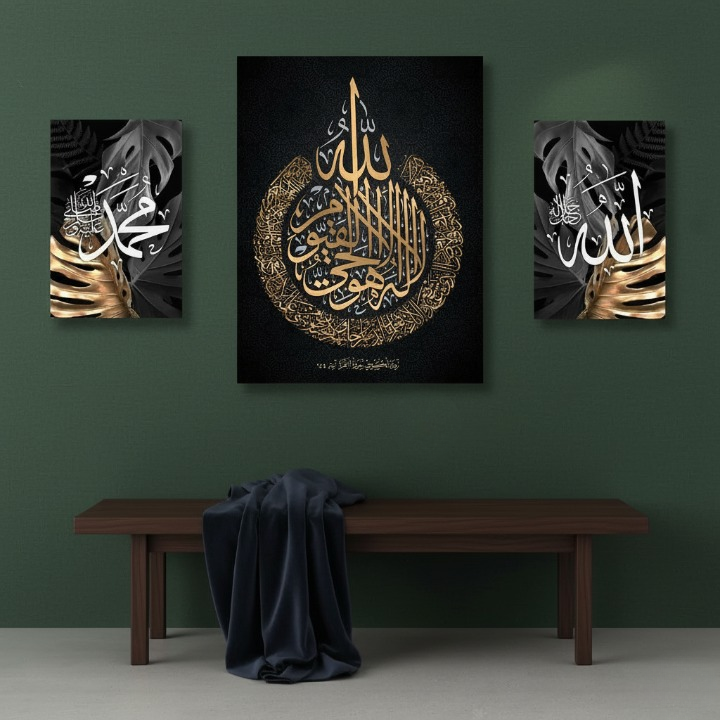 3-Piece Wall Art Frame Set – 2 Small (8x11) & 1 Large (12x16) Decorative Frames with Double Tape for Easy Wall Mounting – Modern Home Decor - Image 2