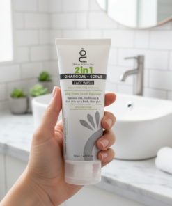 2 In 1 Charcoal + Scrub Face Wash 120ml | Deep Detox And Gentle Exfoliation | Removes Dirt