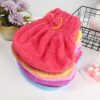Soft Microfiber Flower Cap Towel for Women – Quick Dry Hair Wrap with Cute Bow Design