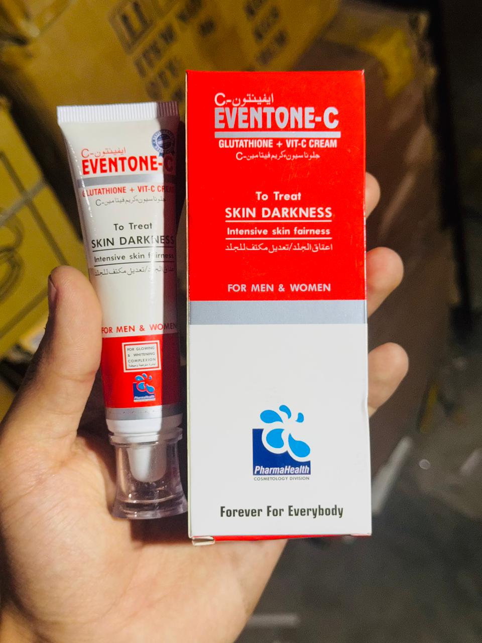 Eventone?C Cream | L?Glutathione + Vitamin C | 10 g | Treats Skin Darkness & Pigmentation - Image 3