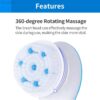 Electric Shower Brush 5-in-1 Spin Spa – Cell Operated Full Body Cleansing & Exfoliating Brush - Image 2