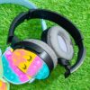 Cute Pop It Wireless Bluetooth Headphones Foldable Headset With Memory Card Support Wired And Wireless Modes Durable Quality Comfortable Use - Without Box(Random Color) - Image 4