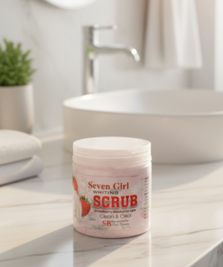 Seven Girl Whitening Scrub Strawberry Moisturise Care – Big Size