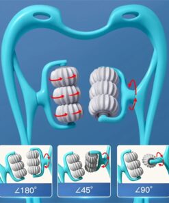 6 Wheel Pressure Point Neck Massager Relieve Neck