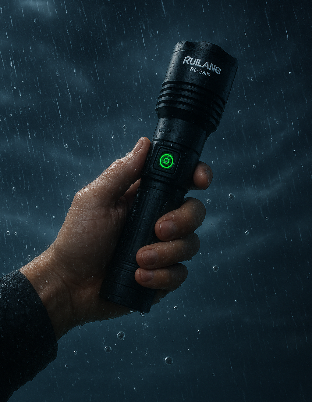 RL-2308 High-Power Rechargeable LED Flashlight – Long Range