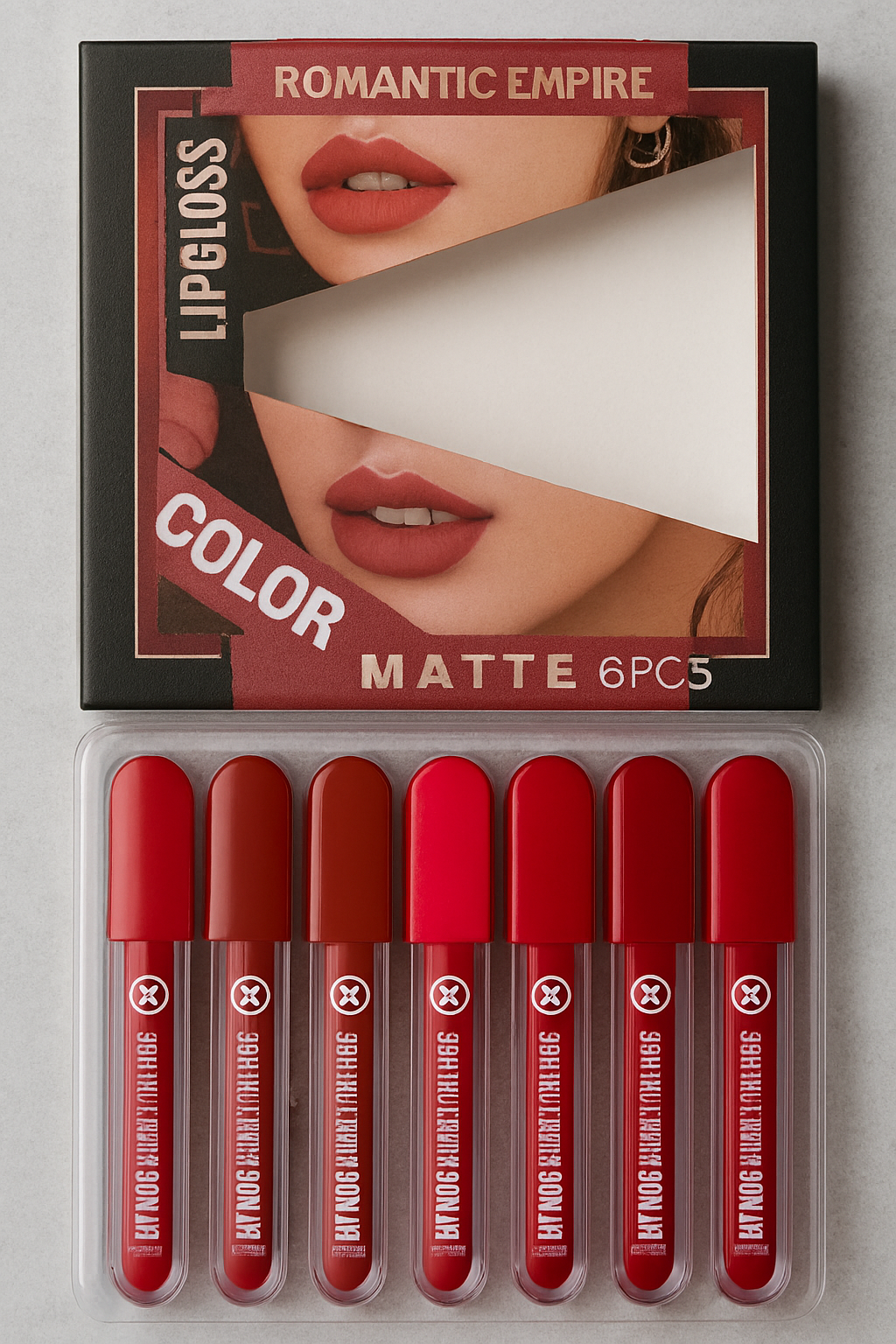 Long-Lasting Liquid Lip Gloss | Shades of Red Collection
