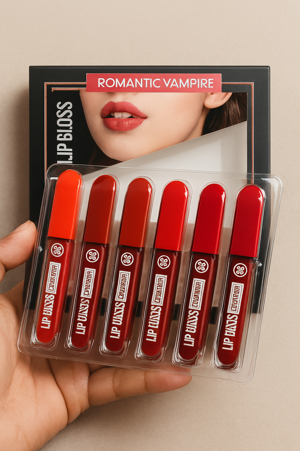 Romantic Empire Matte Lipgloss Set of 6 – High Pigment