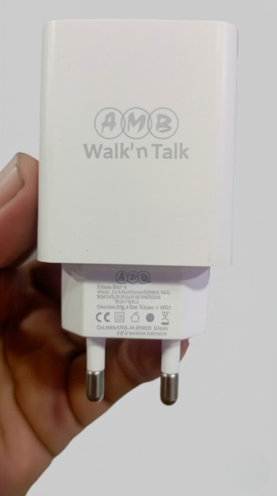 AMB Walk’n Talk 22.5W Super Fast Charger NM-18 – Quick Charge & Smart Power Delivery Adapter with Built-in Safety System