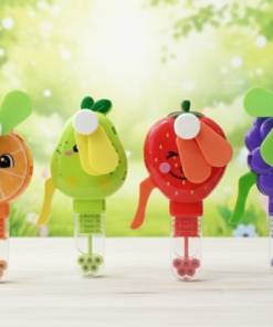 Handheld Fruit Shape Toy Fan for Kids - Cute Cartoon Design