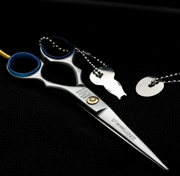 5.5” Professional Hair Cutting Scissors – Premium Stainless Steel Salon Shears with Finger Rest & Adjustment Key - Image 2