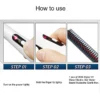 Rechargeable Hair Curler Beard Shawl Comb Multi functional Hair Straightener Comb Brush - Imported - Image 4