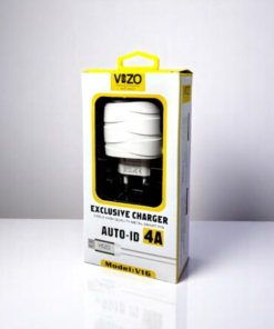 V16-Micro USB - 4A Smart Fast Charger (3 USB Ports + Built-in Cable) | Vizo V16 Micro USB Charger - Android Phone Charger - Mobile Phone Charger
