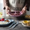 5 Piece Multi Color Panda Plates With 3 Spoons And 2 Forks Household Food Grade Plastic Plates Set(Random color)) - Image 3